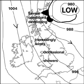 Synoptic chart for 05 Jun