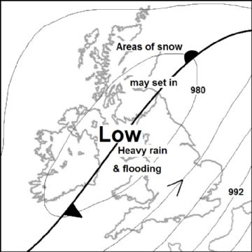 Synoptic chart for 20 Jan