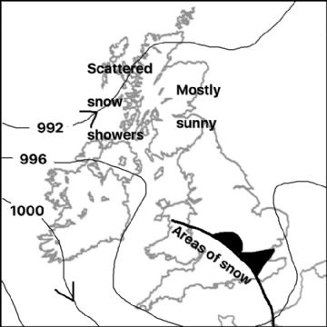 Synoptic chart for 24 Jan