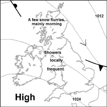 Synoptic chart for 22 Oct