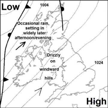 Synoptic chart for 23 Oct