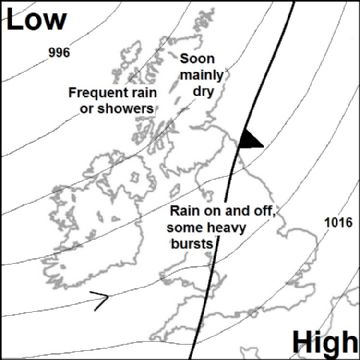 Synoptic chart for 24 Oct