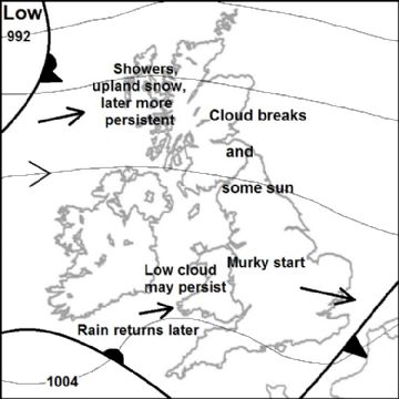 Synoptic chart for 03 Dec