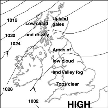 Synoptic chart for 23 Jan