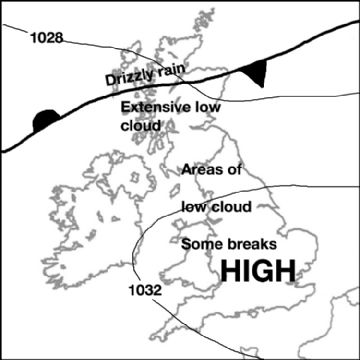 Synoptic chart for 24 Jan