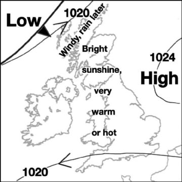 Synoptic chart for 11 Aug