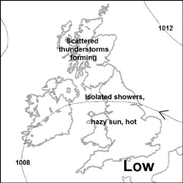 Synoptic chart for 14 Aug