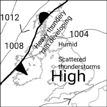 Synoptic chart for 15 Aug
