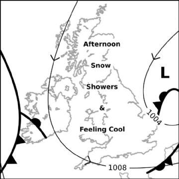 Synoptic chart for 25 Apr