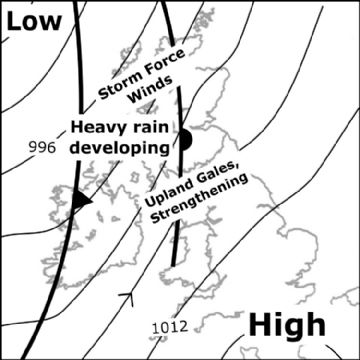 Synoptic chart for 18 Oct