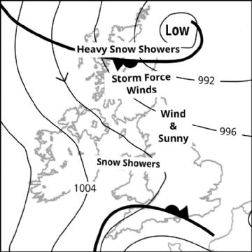 Synoptic chart for 21 Nov