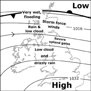 Synoptic chart for 16 Dec