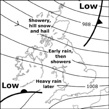 Synoptic chart for 18 Dec