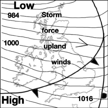 Synoptic chart for 21 Dec