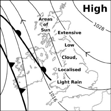 Synoptic chart for 15 Feb