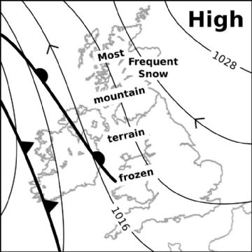 Synoptic chart for 16 Feb