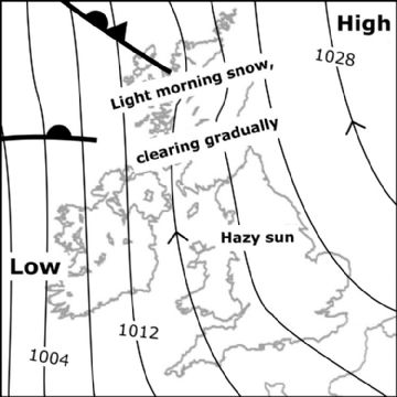 Synoptic chart for 18 Feb