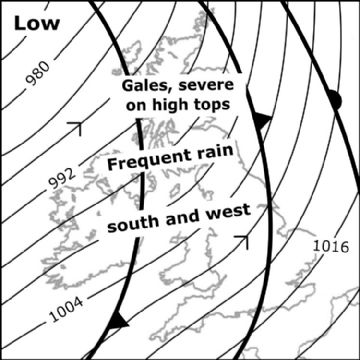 Synoptic chart for 20 Feb