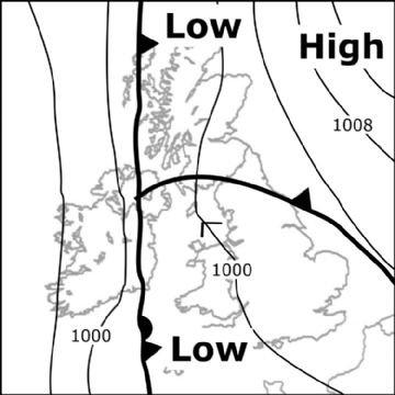 Synoptic chart for 22 Mar