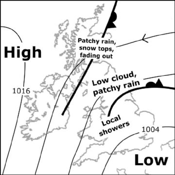 Synoptic chart for 23 Mar