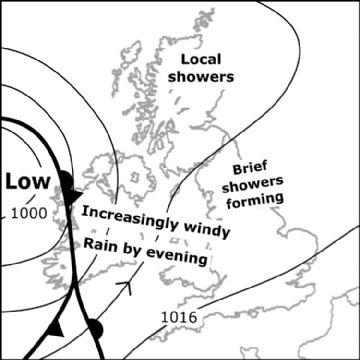 Synoptic chart for 22 Apr