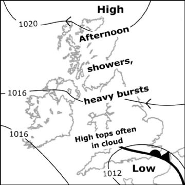 Synoptic chart for 23 Apr