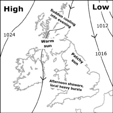 Synoptic chart for 21 May