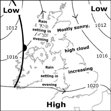 Synoptic chart for 23 May
