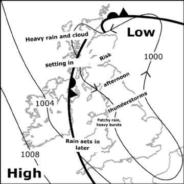Synoptic chart for 21 Jul