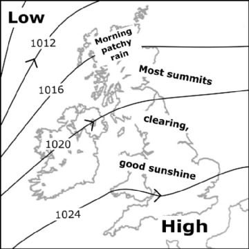 Synoptic chart for 06 Aug