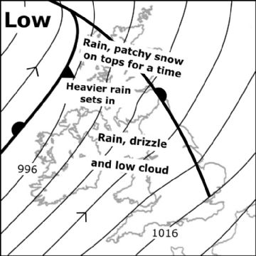 Synoptic chart for 01 Mar