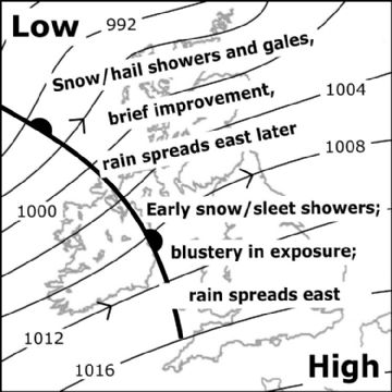 Synoptic chart for 16 Mar