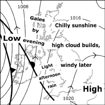 Synoptic chart for 10 Apr
