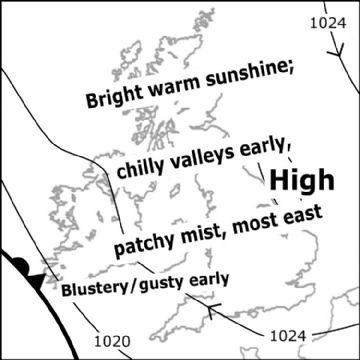 Synoptic chart for 24 Apr