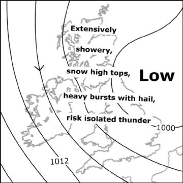 Synoptic chart for 13 May