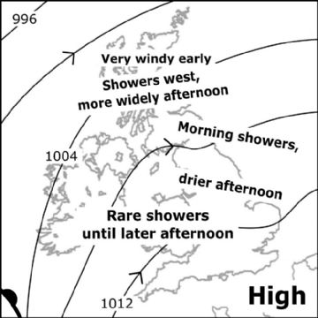 Synoptic chart for 05 Jun