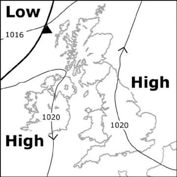 Synoptic chart for 23 Jun