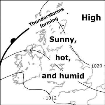 Synoptic chart for 25 Jun