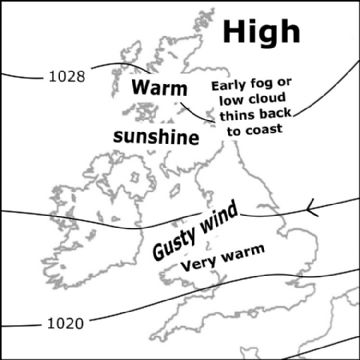 Synoptic chart for 14 Jul