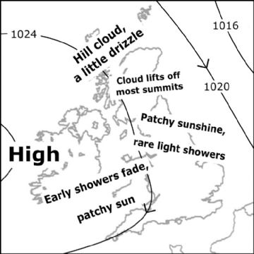 Synoptic chart for 22 Aug