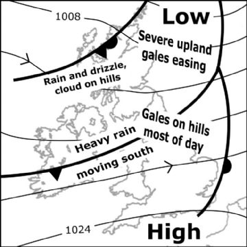 Synoptic chart for 12 Sep
