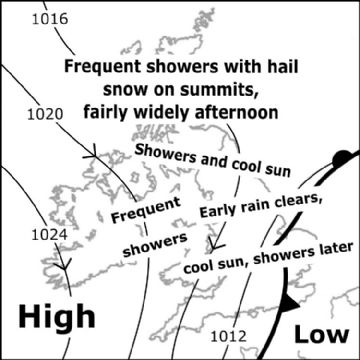 Synoptic chart for 07 Oct