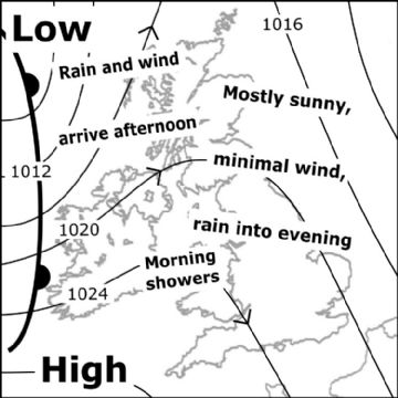 Synoptic chart for 08 Oct