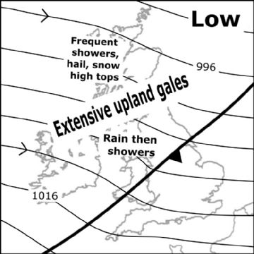 Synoptic chart for 09 Oct