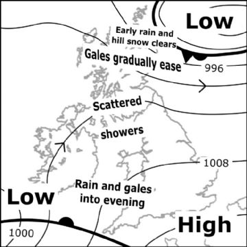 Synoptic chart for 22 Oct