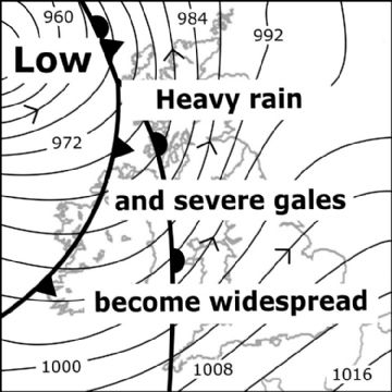 Synoptic chart for 24 Oct