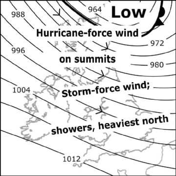 Synoptic chart for 25 Oct